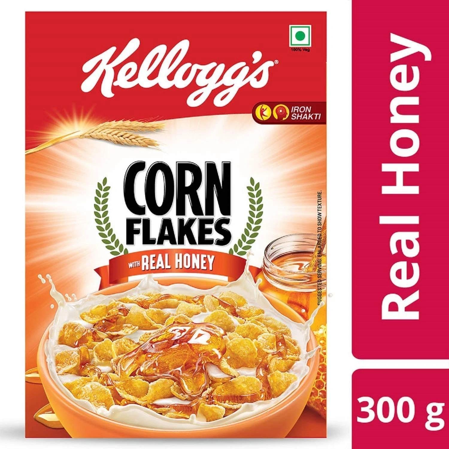 Kellogg's Cornflakes Real, medový | 300 g