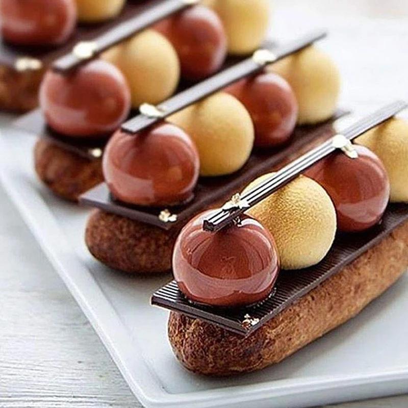 15Cavities Round Ball Shaped Mini Truffles Mold For Chocolate Mould Candy Pudding Jelly Mould DIY Non-Stick Cake DecoratingTools