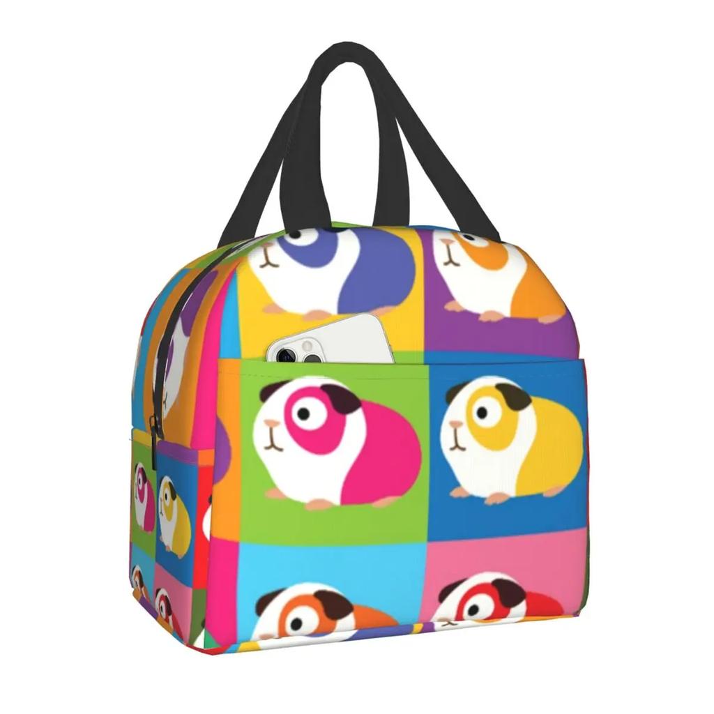 Custom Cute Penguins Lunch Bag Men Women Cooler Thermal Insulated Lunch Boxes for Adult Office