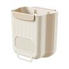 Space-saving Foldable Trash Can Hanging Toilet Storage Bucket Wall Mount Trash Bin  Cabinet Door