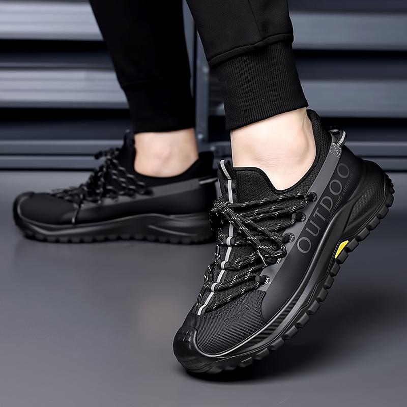 Fashion Breathable Mesh Sneakers Comfortable Non-Slip Casual Sports Shoes for Men Outdoor Travel Flats Lightweight Men's Walking Shoes