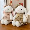 Dressed Dress Cartoon Rabbit Plush Toy Cute Can Soothe Child Girl Gift Birthday