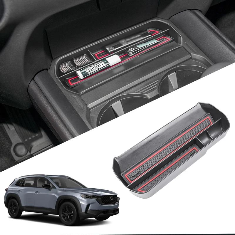 

Органайзер для центральной консоли, совместимый с аксессуарами Mazda CX50 + подлокотник для Mazda CX-50 CX 50, ящик для хранения вещей Red 2