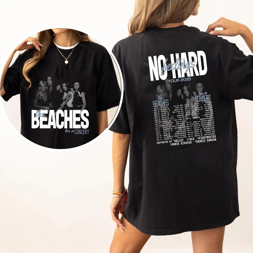 The Beaches No Hard Feelings Tour 2025 TShirt Free Postage Unisex T-Shirt S