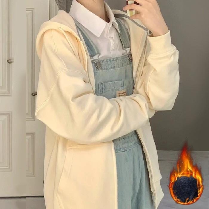 Толстовка из толстой рыбьей чешуи bm молочно-абрикосового цвета для женщин — фото 12