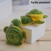 Turtle Plush Adorable Keychain Cute Stuffed Animal Charm Green Soft And Fluffy