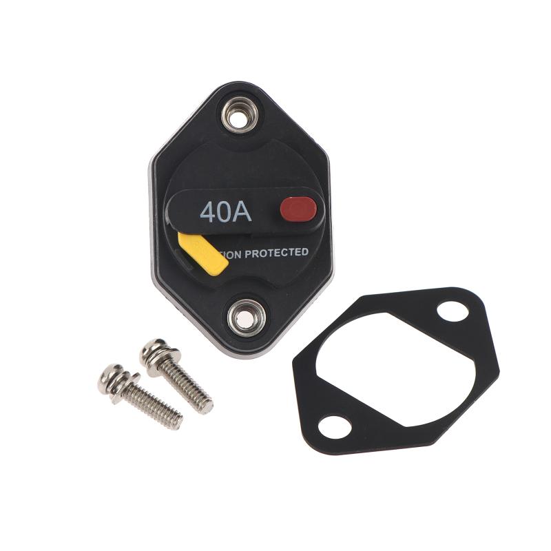 20A 30A 40A 50A 60A Caravan Manual Reset Waterpoof Car/Boat Current Overload Protector Bimetal Automobile Circuit Breakers