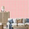 Wallpaper Fabric Pattern Soft Forms, Coral for Living Room and Bedroom 50x1000