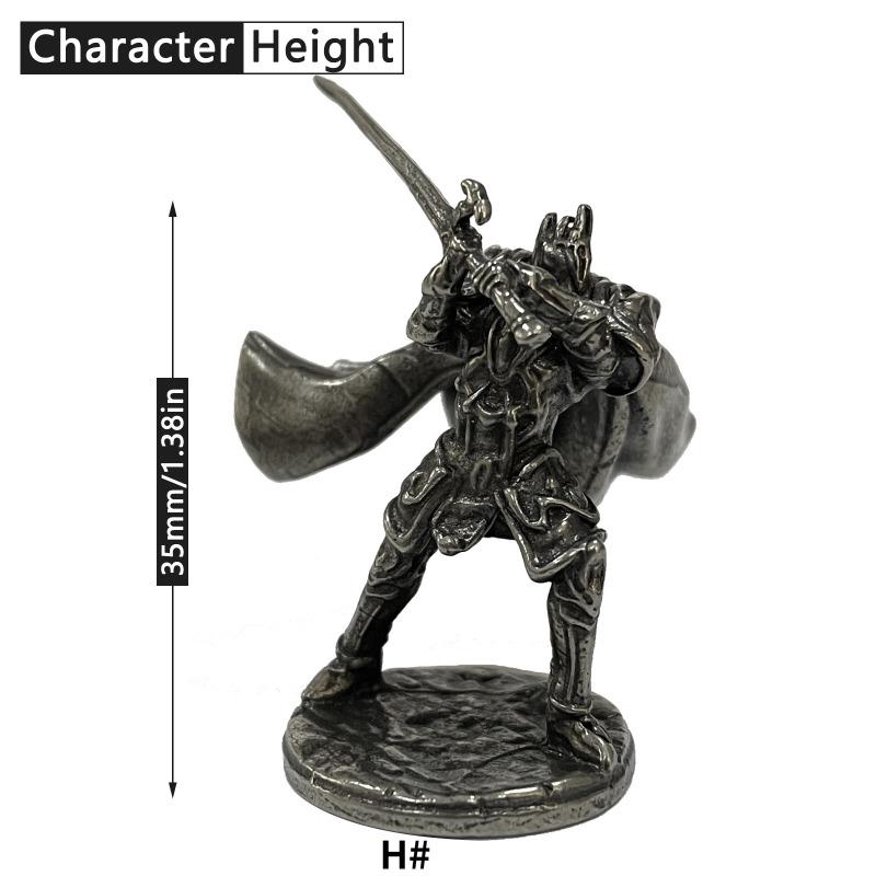 Middle Ages Legion Wraith Soldiers Models Figurines Miniatures Metal Copper Mens Gifts Desktop Ornaments Decorations Crafts