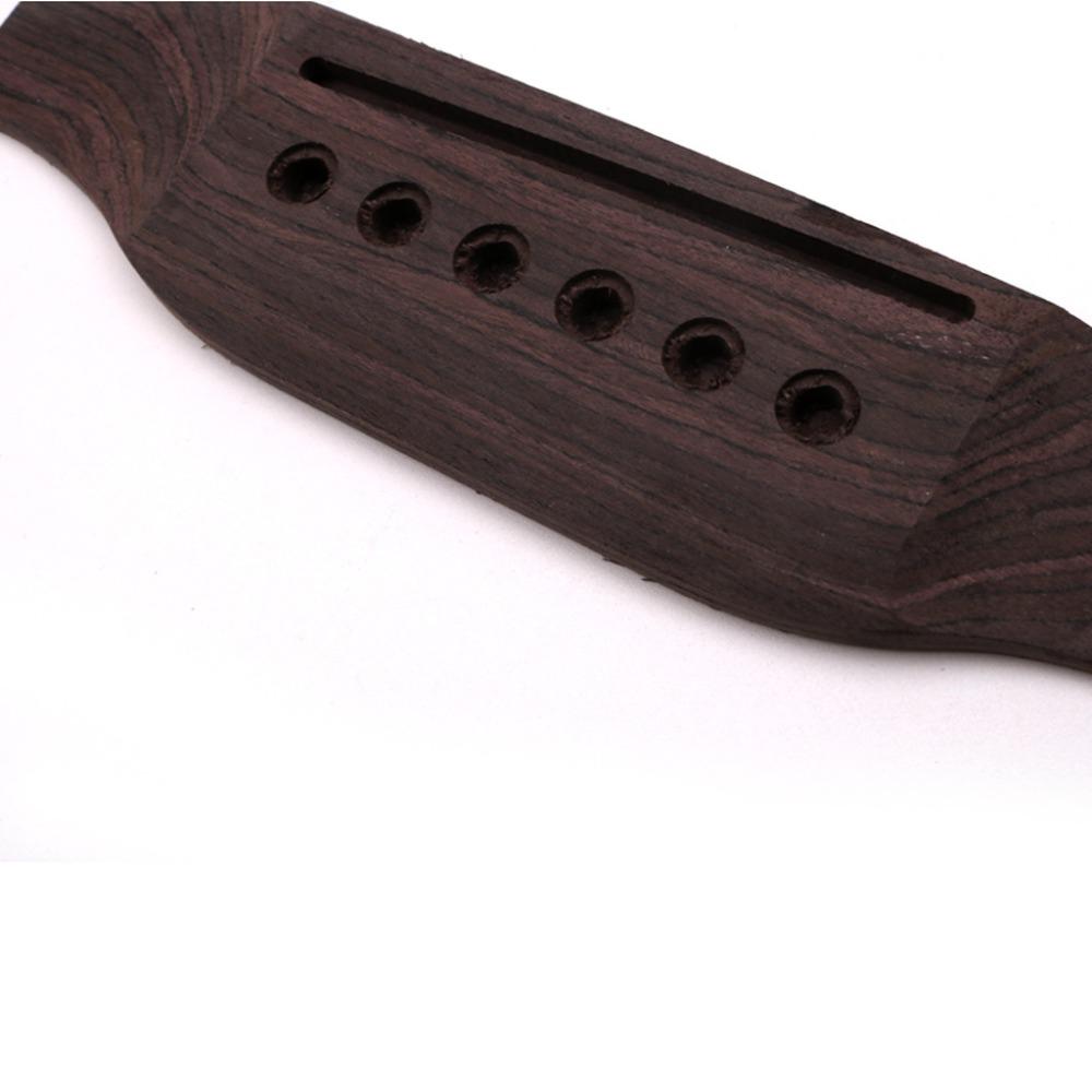 Guitar Parts Rosewood Bridge for Acoustic Guitar Accessories Guitar Parts Saddle DIY