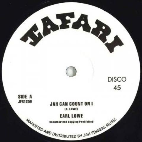 

12inch Record EARL LOWE Jah Can Count On I Dub 2 Dub 2 JFR1250 Tafari 1979 UK Reggae Ska Dub Used