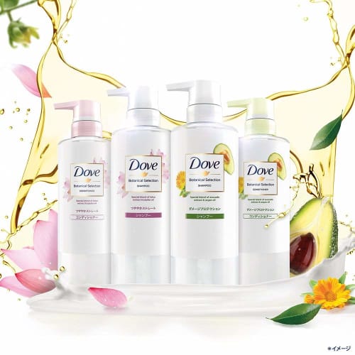 DOVE [Bulk Purchase] Botanical Selection Damage Protection Conditioner Refill 2 Refills 350g X 2