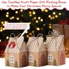 2025 Christmas Gift 30PCS Large Christmas Party Gift Boxes, Christmas Favour Boxes Table Gifts Boxes, Festive Gift Wrapping Boxes for Christ