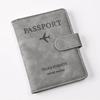 PU Leather Passport Cover Multi Card Slots ID Card Holder Document Cover Passport Holder Ticket Clip Travel Accessories Wallets