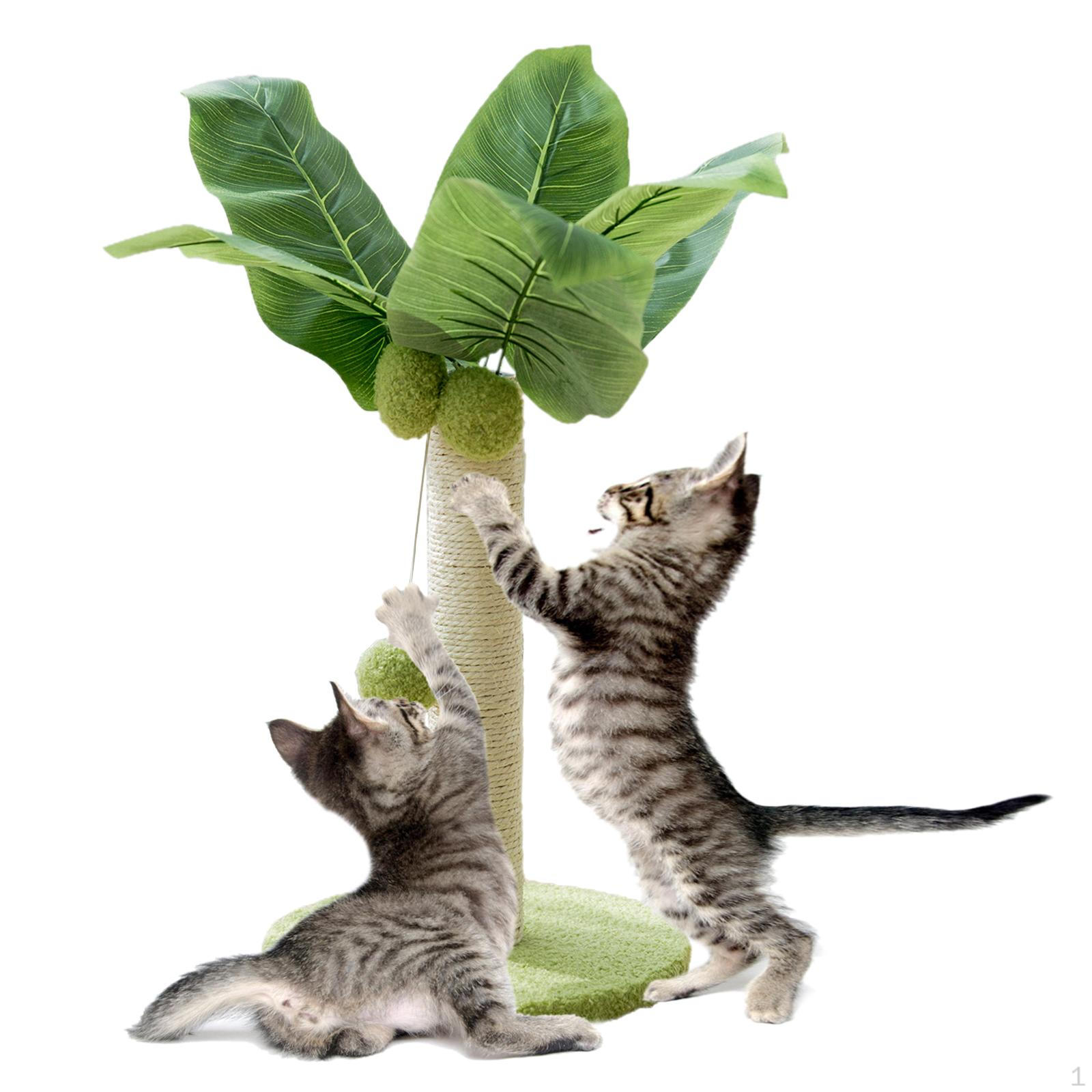 Cat Scratcher for Feline Friends Green 25cm