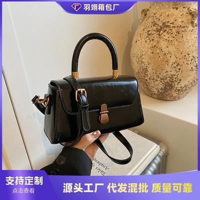 Kleine Tasche Damen Herbst und Winter vielseitig neu modisch schlichte Umhängetasche Damen Arbeit kleine Tasche