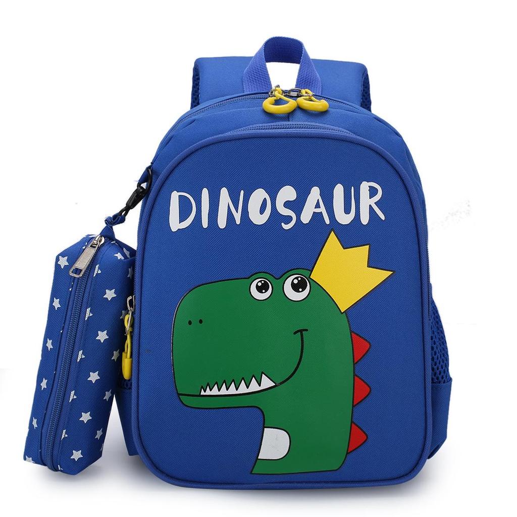 Kids' Cartoon Print Lightweight Backpack with Spine Protection - Ideal for Kindergarten To Elementary School