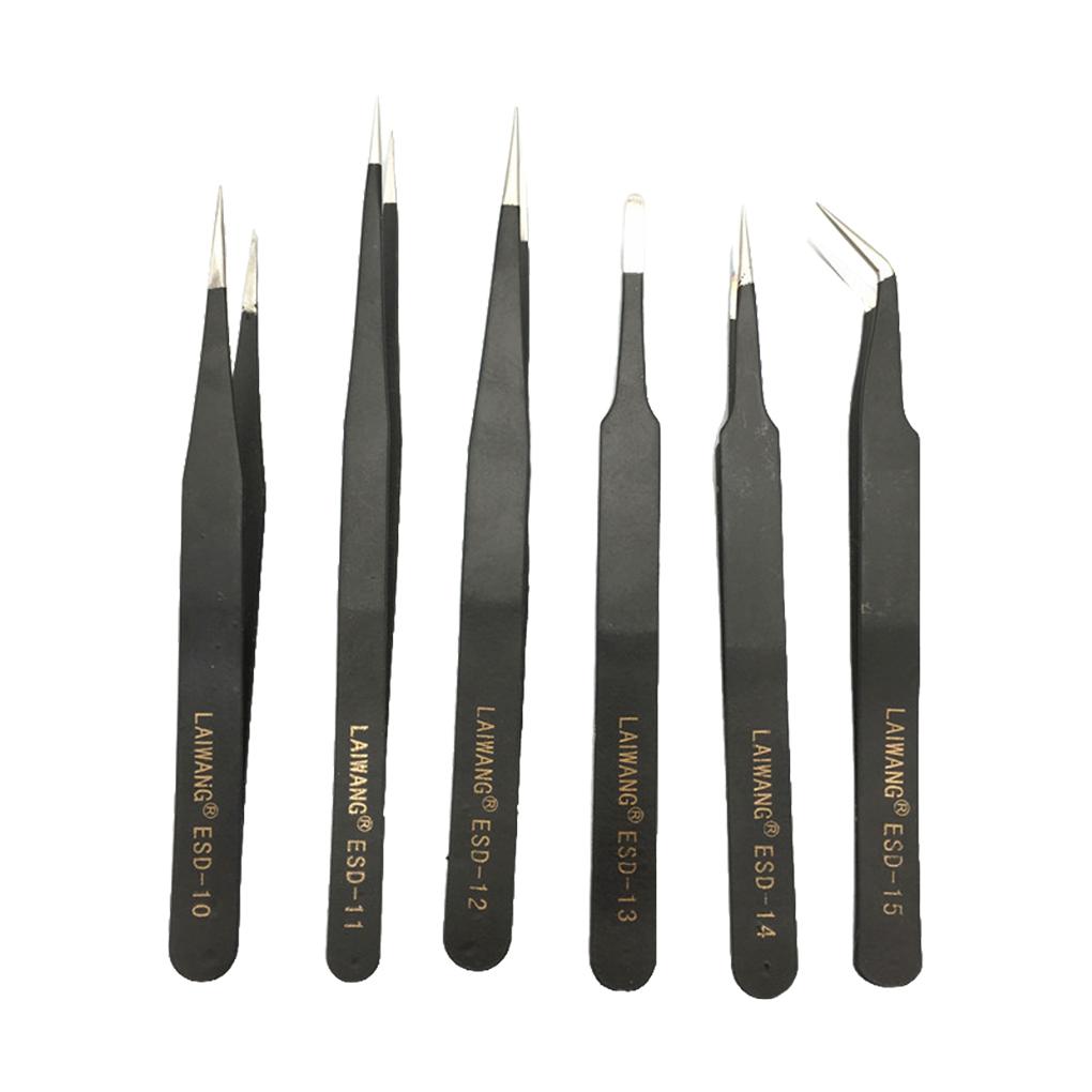 1.5MM Eyelash Tweezers High Grade Coverage Stainless Steel Eyewinker Extension Tools Easy to Clean Curve Lash Supplies