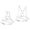 Modern Acrylic Cutter Holder With Secure Slot Design Compact Countertop Storage For Cook Tool And Cutlery Organization