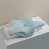 Butterfly Shape Memory Foam Pillow Side Sleepers Adults Neck Support Medium Firmness Ergonomic Contour