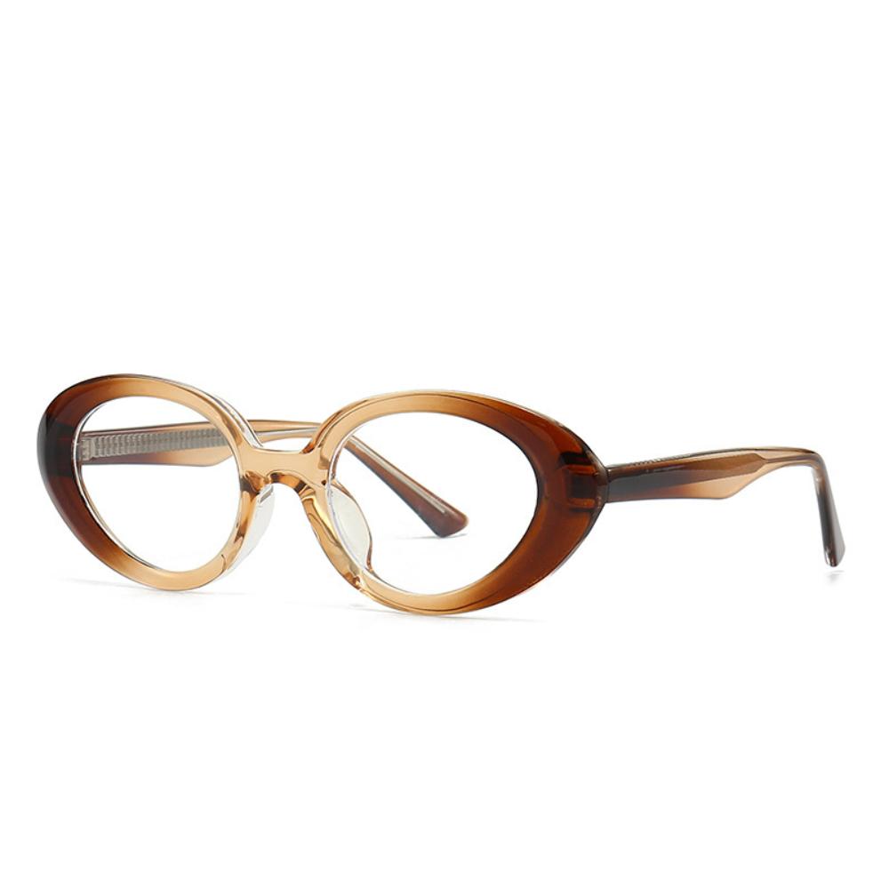 Fashion Oval Cat's Eye Frame Sunglasses Gradient Color Eyeglasses Women Luxury Designer Outdoor Fishing Travel Sun Glasses UV400
