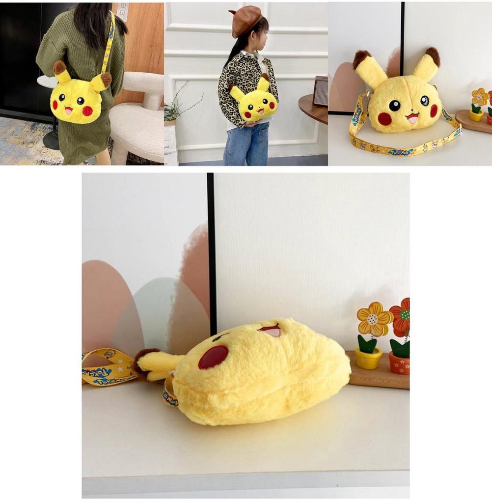 Entzückende Plüsch Pikachu Handy-/Münzbörsen-Tasche für Kinder