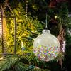 6Pcs Clear Fillable Ball Ornament Set for Christmas Tree Decorations DIY Crafts Holiday Party Favors Wedding Hanging Adornments