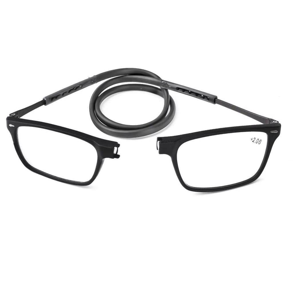 Portable Reading Glasses High Definition Resin Fashion Folding Presbyopic Eyeglasses TR90 Material Flexible Frame Easy to Wear