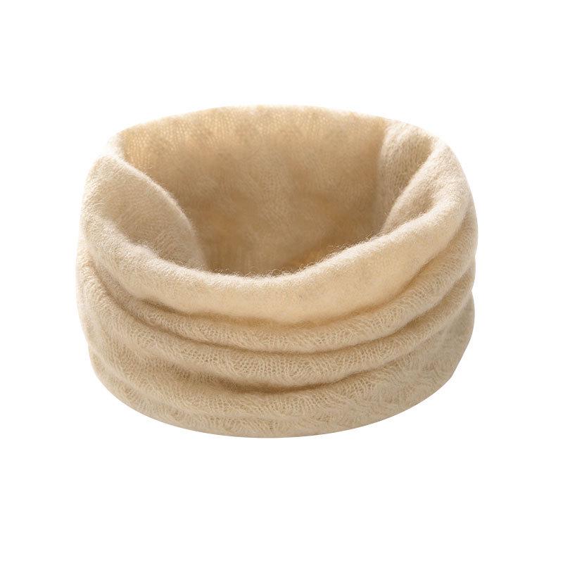 Autumn/Winter 100% Pure Cashmere Maple Leaf Hollow Unisex Neck Gaiter Scarf
