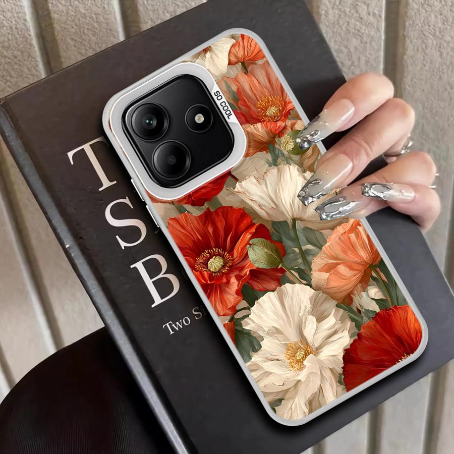 Back Phone Cover Case for Xiaomi Mi 12T Pro 13T 11 Lite Elegant Chrysanthemum