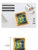 Qingdao Iridescent Geometric Wave Resin Stud Earrings: High-End Retro Fashion for Women