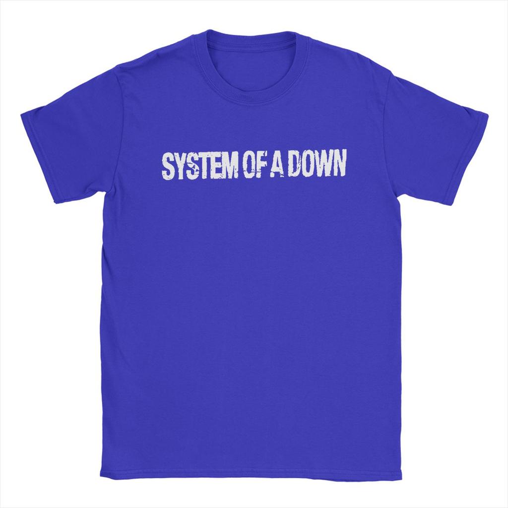 System Of A Down Men T Shirts Band Casual Tees Short Sleeve Crew Neck T-Shirts Pure Cotton Gift Idea Tops