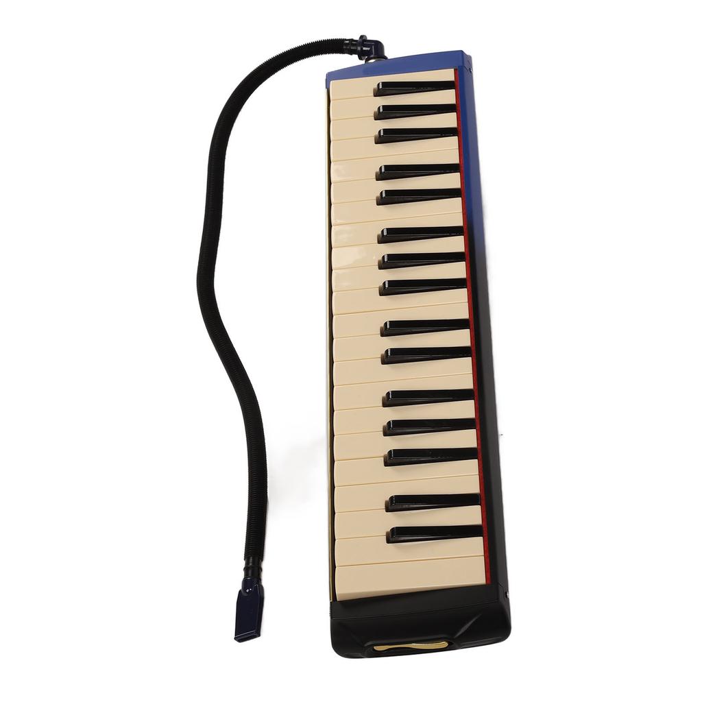 37 Key Melodica Instrument Piano Double Soft Tubes 2pcs Mouthpiece Melodica Air Piano Keyboard with