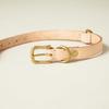 We Original All Leather Collar Natural GOOD MANNERS DOG SERIES - (S) /