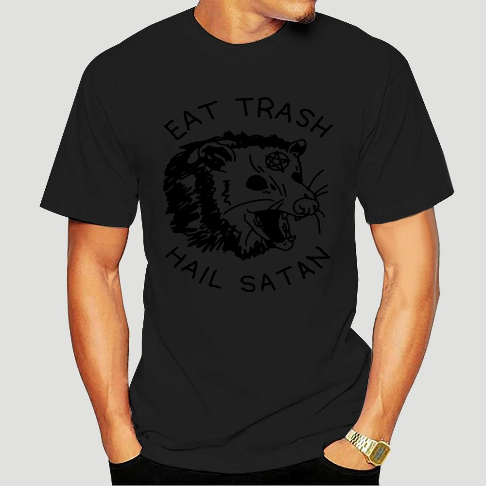 

Comer basura Hail Satan zarigüeya camiseta 3XL чорний