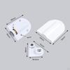 2 Pieces Dressing Table Hinges Concealed Heavy Duty Wear Resistant Wooden Box Trunk Hydraulic