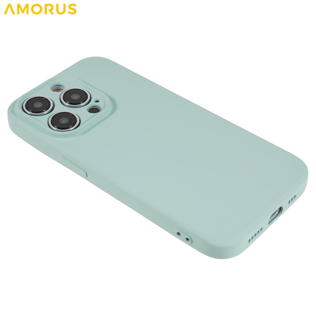 For iPhone 15 Pro Max Case Precise Cutouts TPU Fiber Lining Shockproof Phone Cover