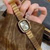 Square Medieval Watch Women's Simple Niche Light Luxury Gold Chain Quartz Watch Brand Retro Watch