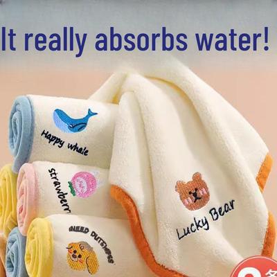 Super Soft Baby & Toddler Washcloth - Newborn Face Towel, Children's Handkerchief, Kindergarten Wipe, Small Towel.