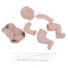 DIY Realistic Girl Gifts Infant Real Looking Reborn Newborn Baby Toy with Fine Material Infant DIY Tools Baby Dolls