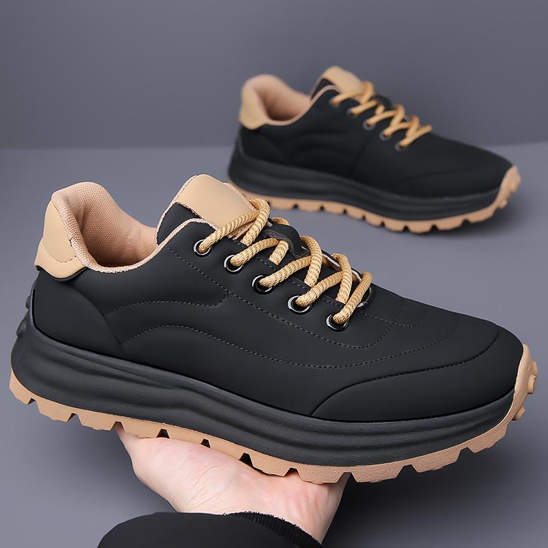 Non-Slip Thick Bottom Sneakers for Men New Fashion Comfort Casual Shoes Outdoor Walking Skateboard Footwear Man Outdoor Trainers