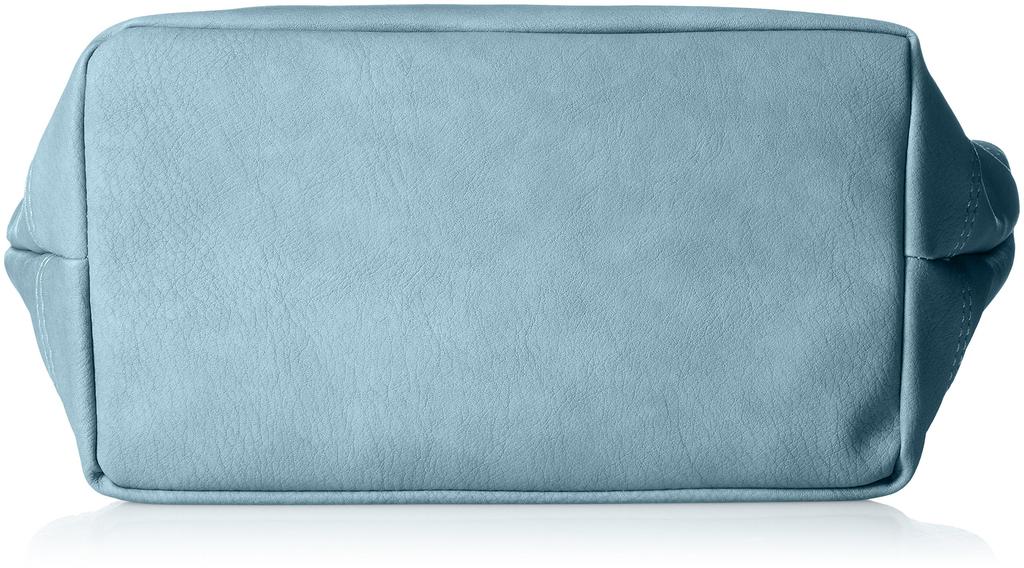 Chiemi Sax Shoulder Bag with Belt Motif, 1810-6A35, Sky Blue