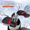 1 Pair Motorcycle Handlebar Gloves Muffs Winter Cycling Gloves Waterproof Handlebar Cover Mitts Snowmobile E-Bike Thermal Gloves