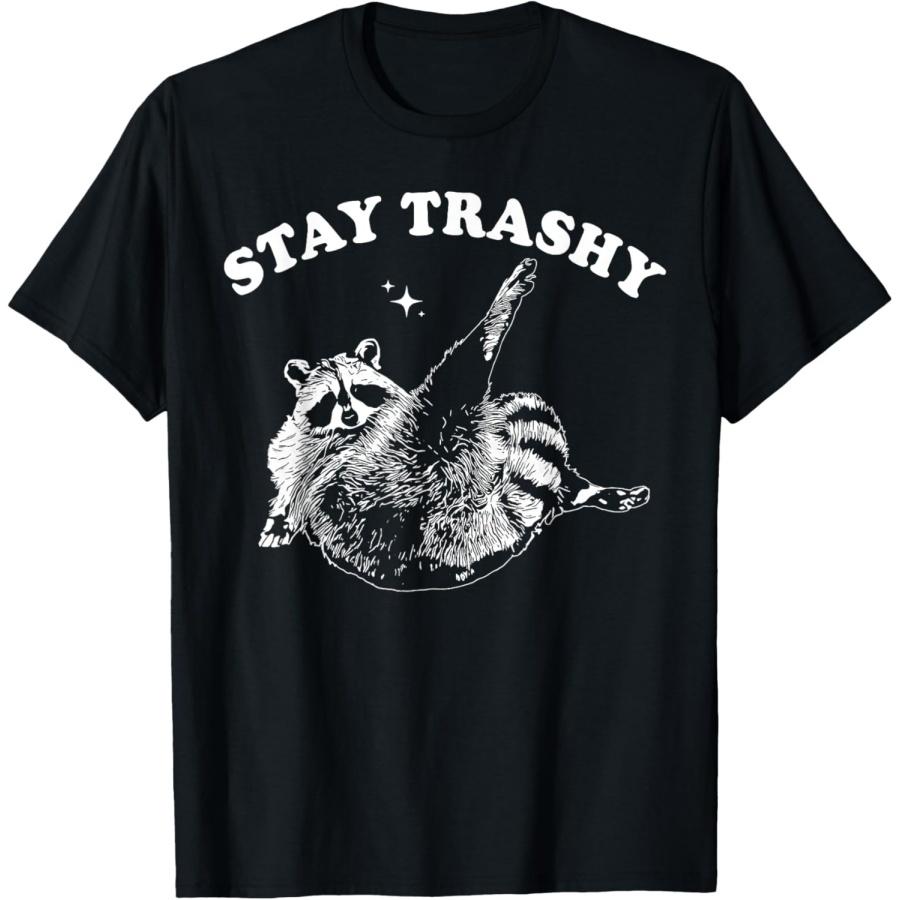 

Stay Trashy raccoon T-Shirt(1) XXXXXL чорний
