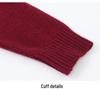 Mom's Winter Cozy Knit Half-High Collar Sweater for Middle-Aged & Elderly Women - Stylish & Warm Base Layer