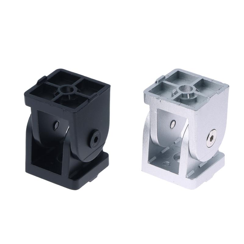 For 20 30 40 Series Aluminum Profiles 2020/3030/4040 Zinc Alloy Hinge Industrial Aluminum Adjustment Angle Connector