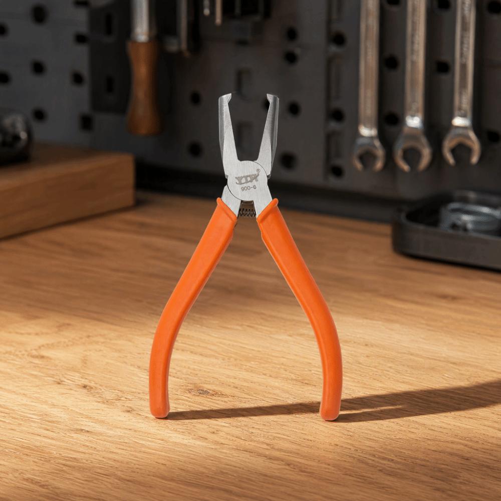 8mm Cutting Capacity Wire Cutter Pliers 90 Degree Bent Jaw Bent Nose Pliers Electronics Repair