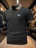 Mens Contrast Collar Short Sleeve Polo Shirt, Casual Golf Sports Tops, Classic Fit for Course Walk Outdoor Hangout Commute Wear