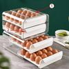 Transparent Egg Storage Box Plastic Kitchen Organizer Rack Sealed Kitchen Egg Box  Kitchen Storage