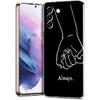 Couple Cartoon Aesth Sun Moon Phone Case For Samsung Galaxy S24 Ultra S23 FE S22 S20 S21 5G S10 S9 Plus S10E S8 Soft Clear Cover